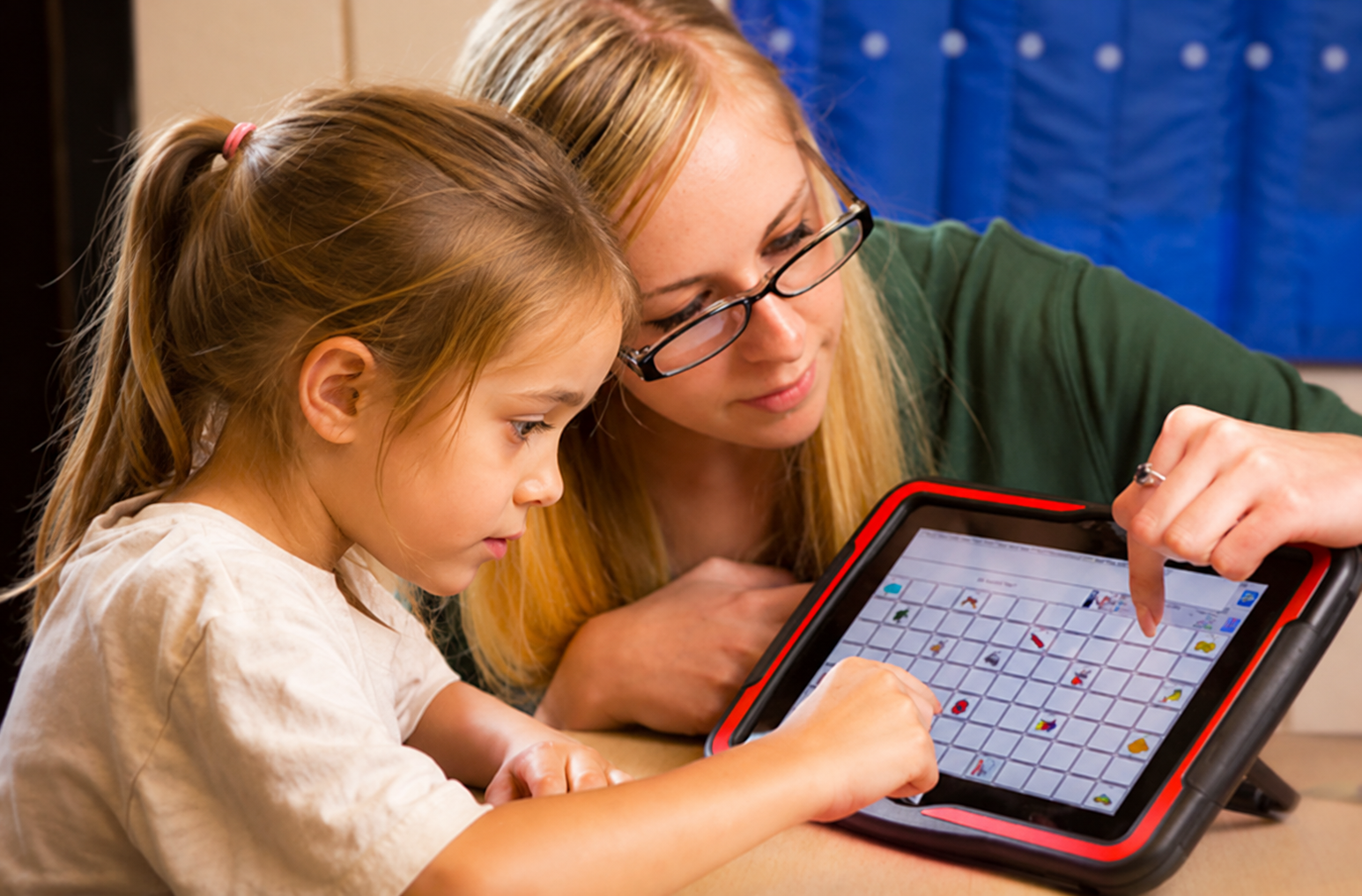 Child receiving specialist support