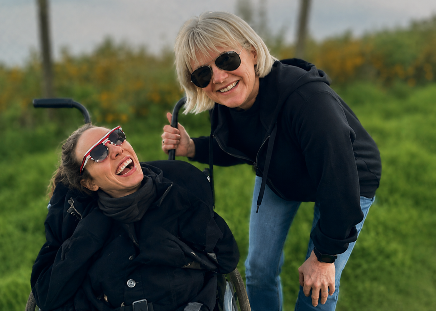 Sally Britton with her daughter Camilla