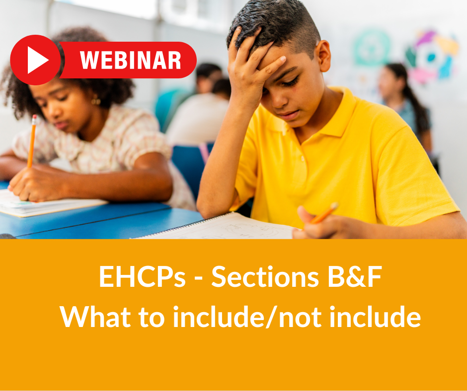 EHCP Sections B and F