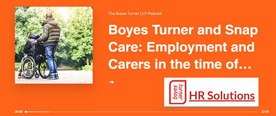 Boyes Turner and Snap Care Podcast Image