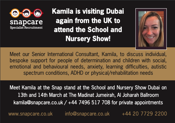 Kamila visits the Dubai school show